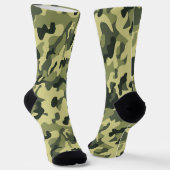 Green Camo Sokken (Gebogen)