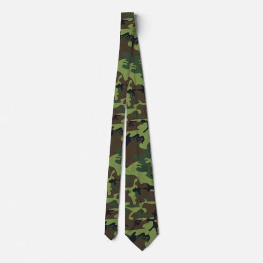 Green Camo Stropdas (Achterkant)