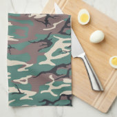 Green Camo Theedoek (Quarter Fold)