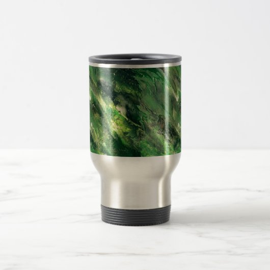 green camo travel mug reisbeker (Center)