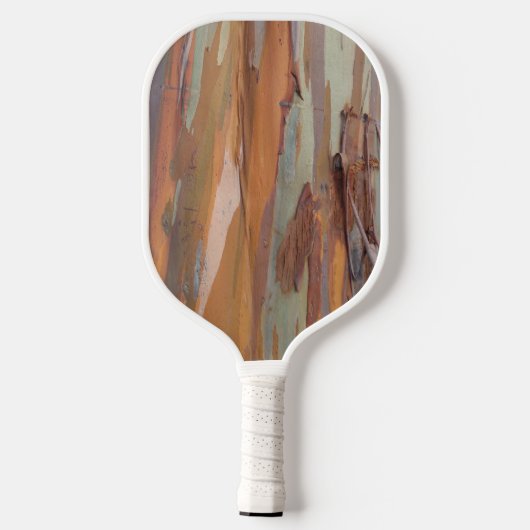 Green Camo Tree Bark Pickleball Paddle (Achterkant)