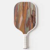 Green Camo Tree Bark Pickleball Paddle (Voorkant)