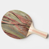Green Camo Tree Bark Ping Pong Paddle Tafeltennisbatje (Zijkant)