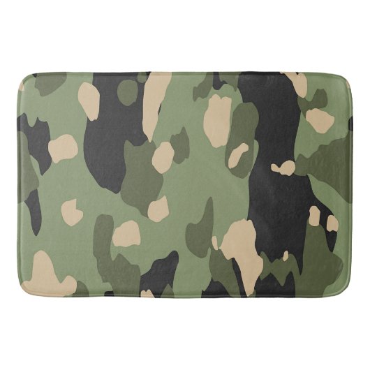 Green Camou Badmat (Voorkant)