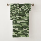 Green Camouflage Bad Handdoek (Insitu)