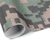 Green Camouflage Cadeaupapier (Rol Hoek)