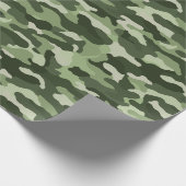 Green Camouflage Cadeaupapier (Hoek)