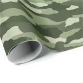 Green Camouflage Cadeaupapier (Rol Hoek)