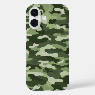 Green Camouflage iPhone 16 Hoesje