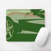 Green Camouflage Corvette Muismat (Met muis)