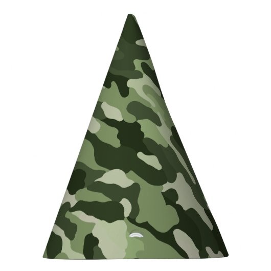 Green Camouflage Feesthoedjes (Rechts)