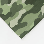 Green Camouflage Fleece Deken (Hoek)