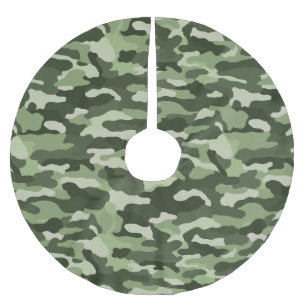 Green Camouflage Kerstboom Rok