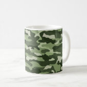 Green Camouflage Koffiemok (Voorkant rechts)