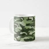 Green Camouflage Koffiemok (Voorkant links)