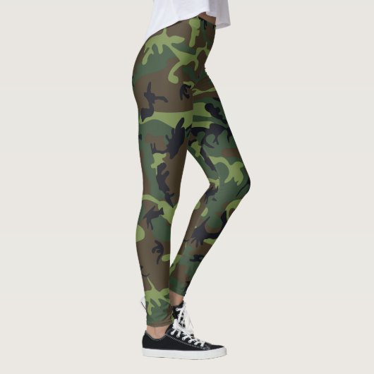 Green-camouflage Leggings (Rechts)