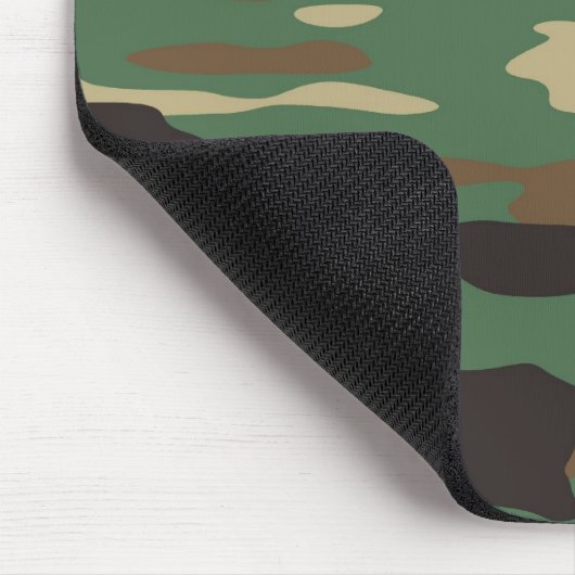 Green Camouflage Mousepad Muismat (Hoek)