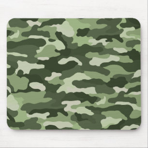 Green Camouflage Muismat