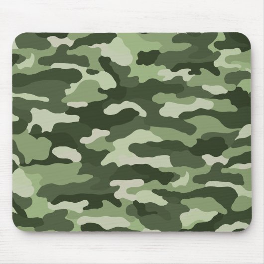 Green Camouflage Muismat (Voorkant)