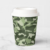 Green Camouflage Papieren Bekers (Rechts)