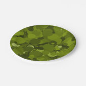 Green Camouflage Papieren Bordje (Gekanteld)