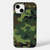 Green Camouflage Pattern Case-Mate iPhone Case (Achterkant)