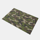 Green Camouflage Pattern Deurmat (Schuin)