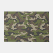 Green Camouflage Pattern Deurmat (Voorkant)