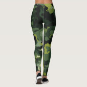 Green Camouflage Pattern Leggings (Achterkant)