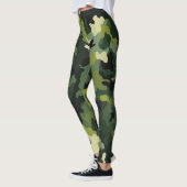Green Camouflage Pattern Leggings (Links)