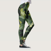 Green Camouflage Pattern Leggings (Rechts)