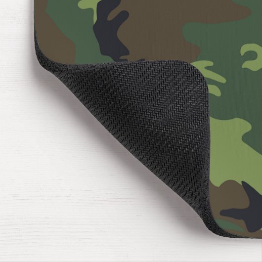 Green Camouflage Pattern Muismat (Hoek)