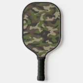 Green Camouflage Pattern Pickleball Paddle (Achterkant)