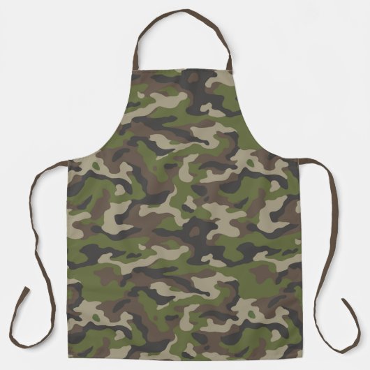 Green Camouflage Pattern Schort (Voorkant)