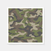 Green Camouflage Pattern Servet (Voorkant)