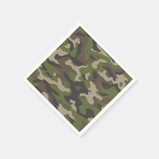 Green Camouflage Pattern Servet (Hoek)