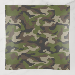 Green Camouflage Pattern Sierschaaltjes