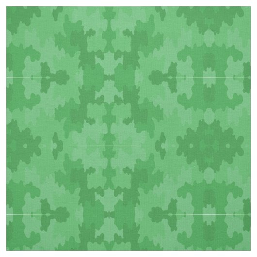 Green Camouflage Pattern Stof (Swatch)