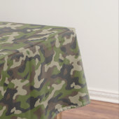 Green Camouflage Pattern Tafelkleed (Voorbeeld)