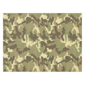 Green Camouflage Pattern Tafelkleed (Voorkant (Horizontaal))