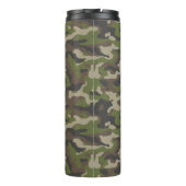 Green Camouflage Pattern Thermosbeker (Achterkant)