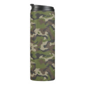 Green Camouflage Pattern Thermosbeker (Geroteerd rechts)