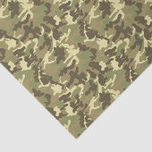 Green Camouflage Pattern Tissuepapier (Detail)