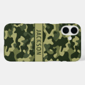 Green Camouflage Personalized Case-Mate iPhone Case (Achterkant (horizontaal))