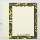 Green Camouflage Persoonlijke Letterhead (Voorkant / Achterkant)