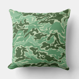 Green Camouflage Pillow Kussen