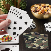 Green Camouflage Pokerkaarten (Insitu)