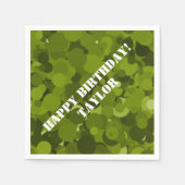 Green Camouflage Servet (Voorkant)