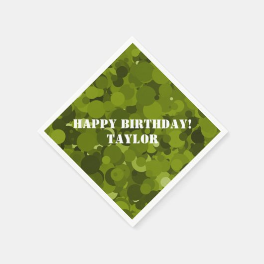 Green Camouflage Servet (Hoek)