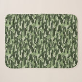 Green Camouflage Sherpa Deken (Voorkant (horizontaal))